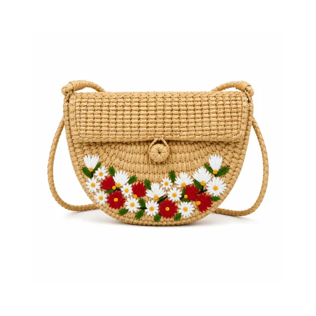 Kauna Grass Semi Circular Sling Bag 